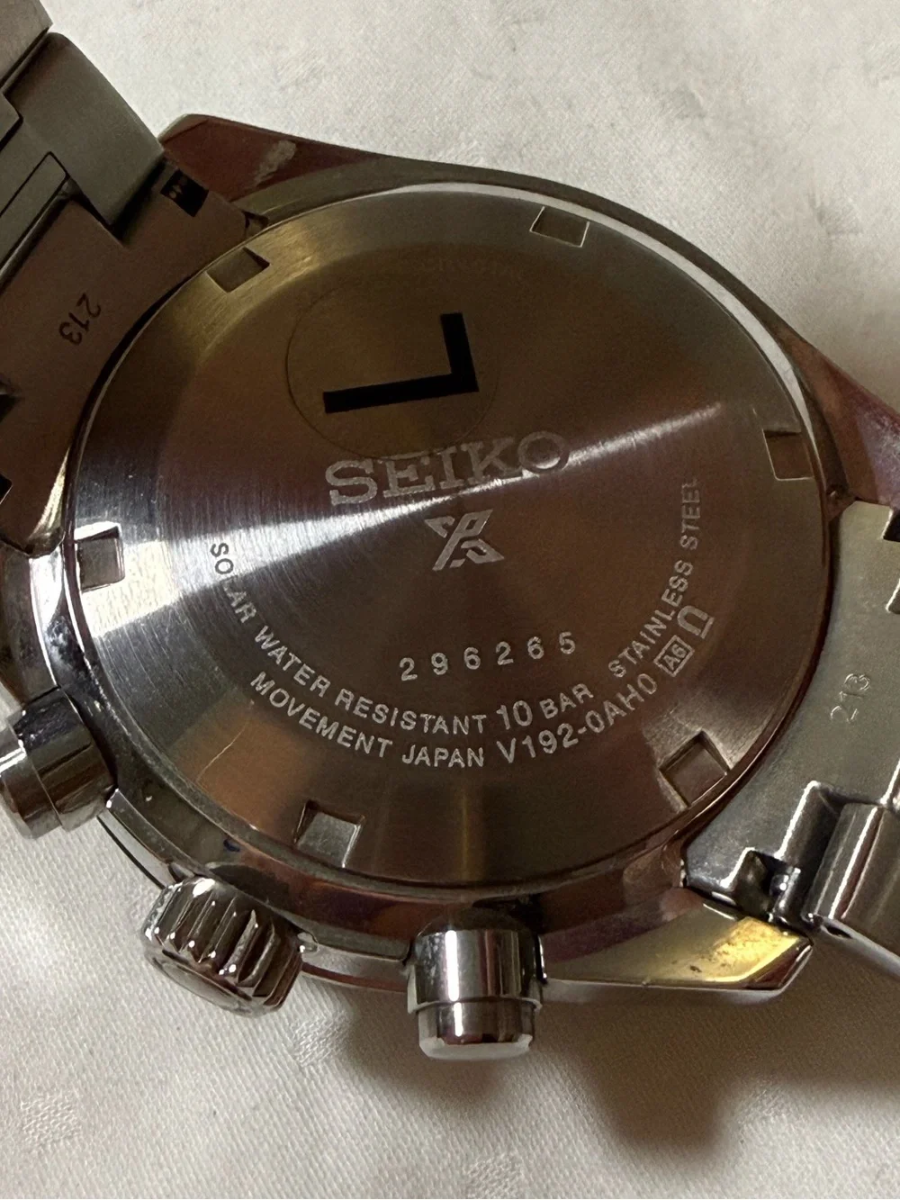 Seiko Prospex Speedtimer Solar Chronograph SSC-911 - Silver